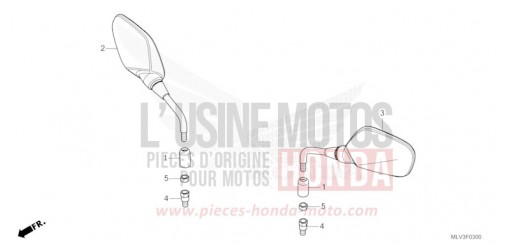MIROIR CB1000ST de 2026